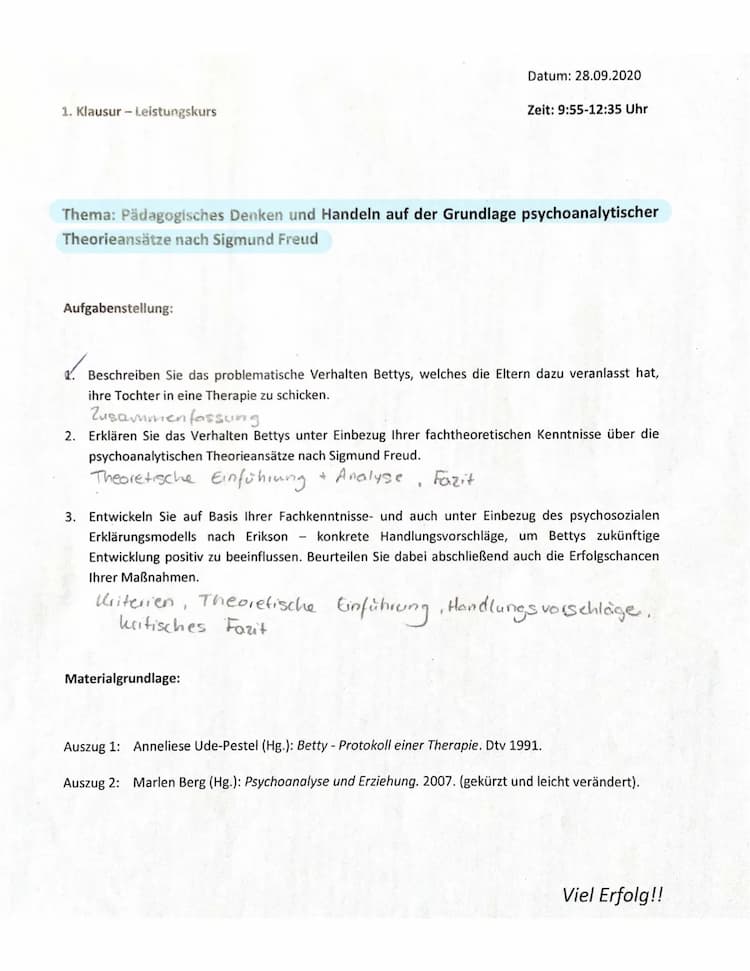 Know Pädagogik - Freud Psychoanalytik thumbnail