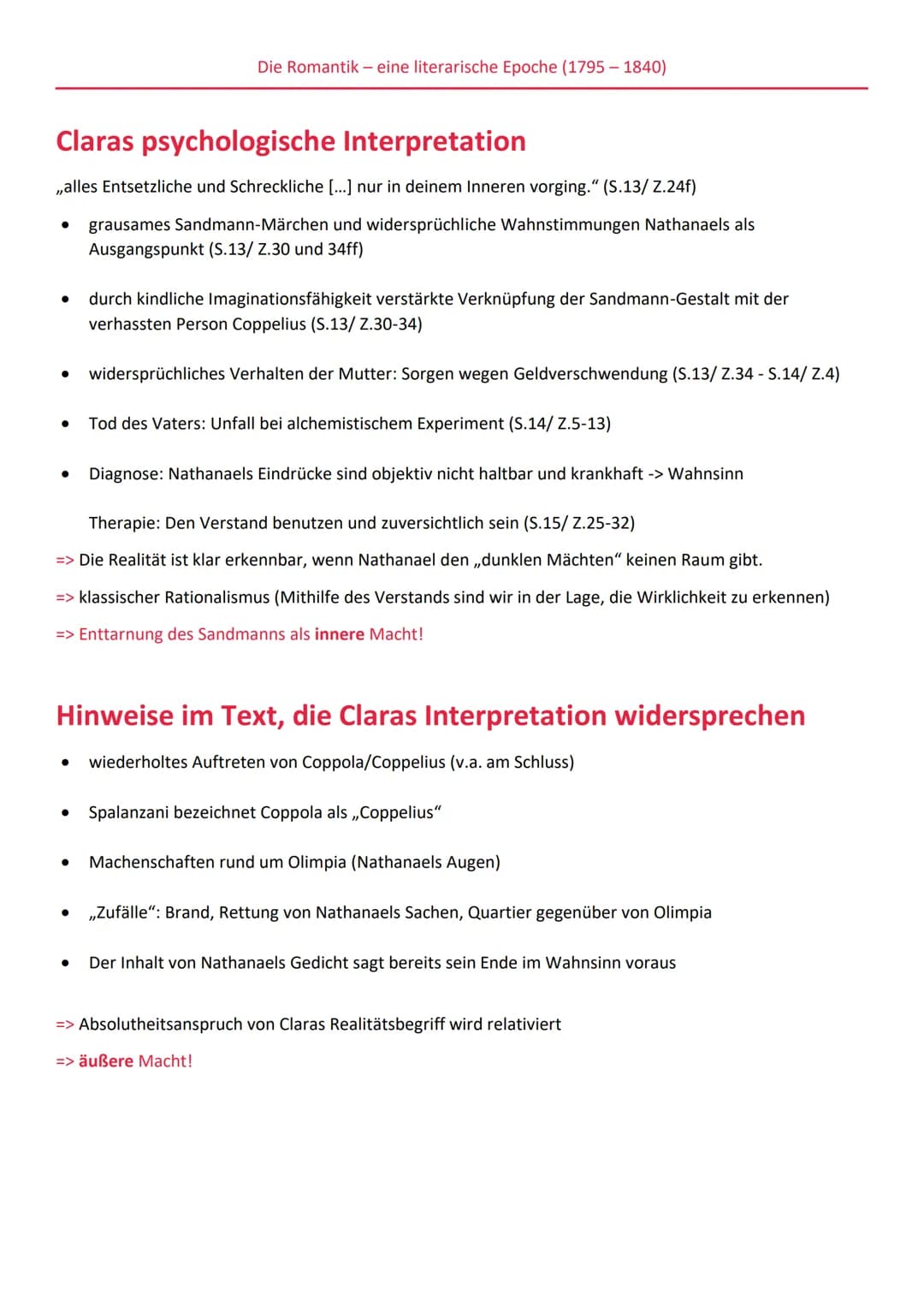 Hintergrundwissen zur Romantik
• Grundlagen
● Literaturtheorien der Frühromantik
Die Romantik- eine literarische Epoche (1795-1840)
E.T.A Ho