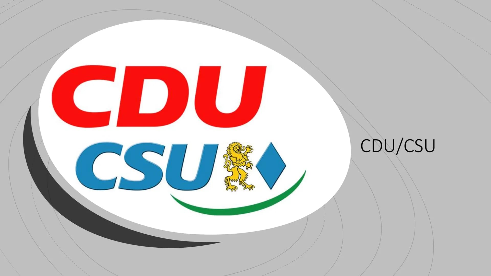 CDU
CSU
CDU/CSU Was ist die CDU/CSU?
• Konservative Partei des Deutschen Bundestages
• auch Union oder Unionspartei genannt
CDU- Christlich 