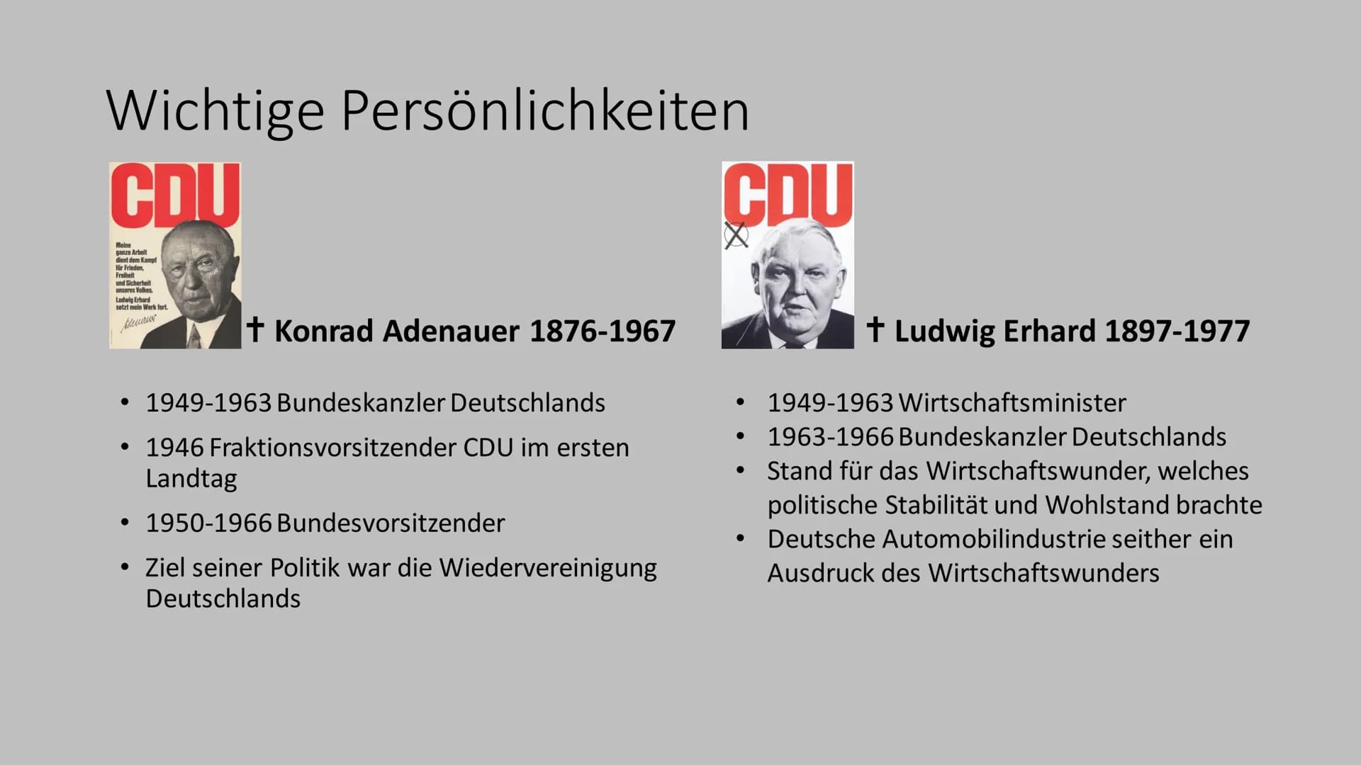 CDU
CSU
CDU/CSU Was ist die CDU/CSU?
• Konservative Partei des Deutschen Bundestages
• auch Union oder Unionspartei genannt
CDU- Christlich 
