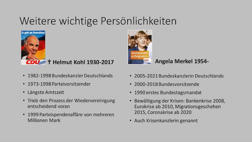 CDU
CSU
CDU/CSU Was ist die CDU/CSU?
• Konservative Partei des Deutschen Bundestages
• auch Union oder Unionspartei genannt
CDU- Christlich 