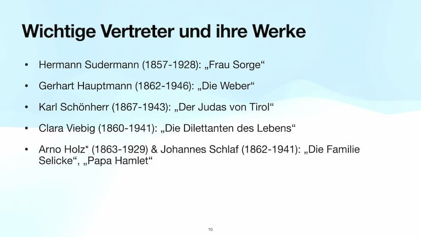 Der Naturalismus
Deutsch Leistungskurs, Q1
1 Naturalismus Epoche:
Wissenschaft trifft Literatur
(1880-1900)
2 Inhaltsverzeichnis
1. Einordnu