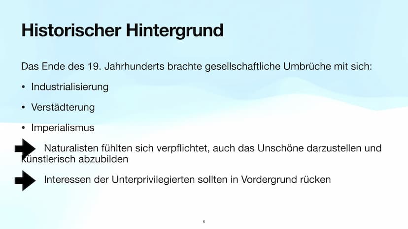 Der Naturalismus
Deutsch Leistungskurs, Q1
1 Naturalismus Epoche:
Wissenschaft trifft Literatur
(1880-1900)
2 Inhaltsverzeichnis
1. Einordnu
