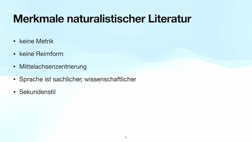 Der Naturalismus
Deutsch Leistungskurs, Q1
1 Naturalismus Epoche:
Wissenschaft trifft Literatur
(1880-1900)
2 Inhaltsverzeichnis
1. Einordnu