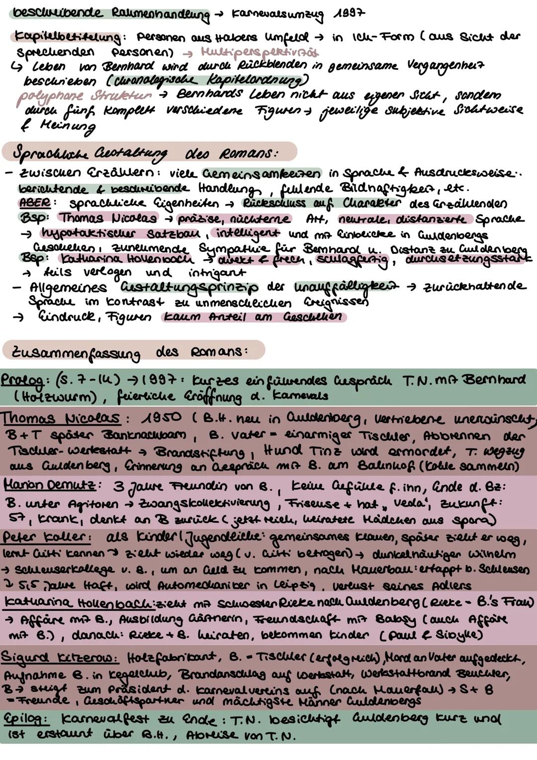 LANDNAHME-Christoph Hein
Allgemeine Informationen:
Autor: Christoph Hein (* 1944, Schlesien), der nach der Vertreibung in den
sächsischen Kl