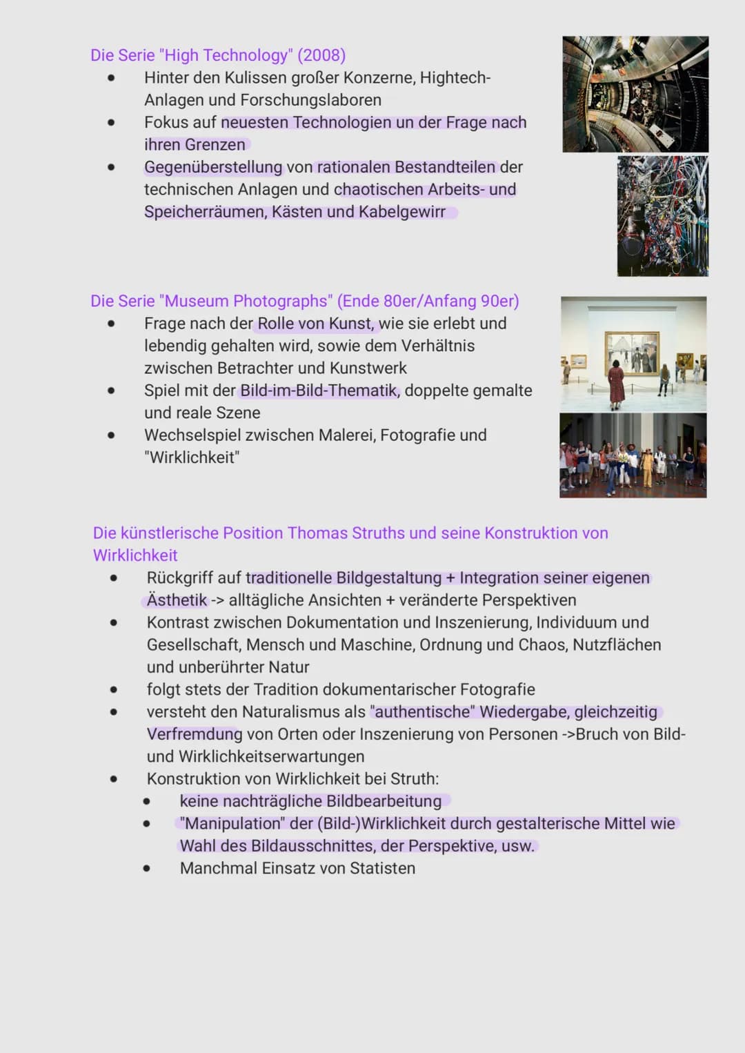 Ausbildung
Die Becher-Schule
●
Straßen und Städte (1970er-Jahre)
●
●
Thomas Struth
1973-1980 Studium an der staatlichen Kunstakademie
Düssel