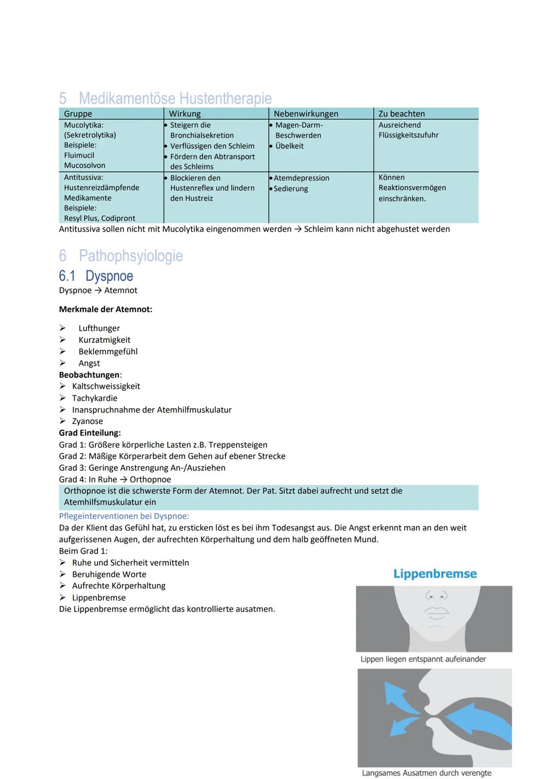 # B.4

Atmung

Alisha Schäfli # 1 Inhaltsverzeichnis

1Inhaltsverzeichnis ..................................................................