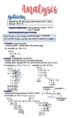 Know Abiturvorbereitung Analysis   thumbnail