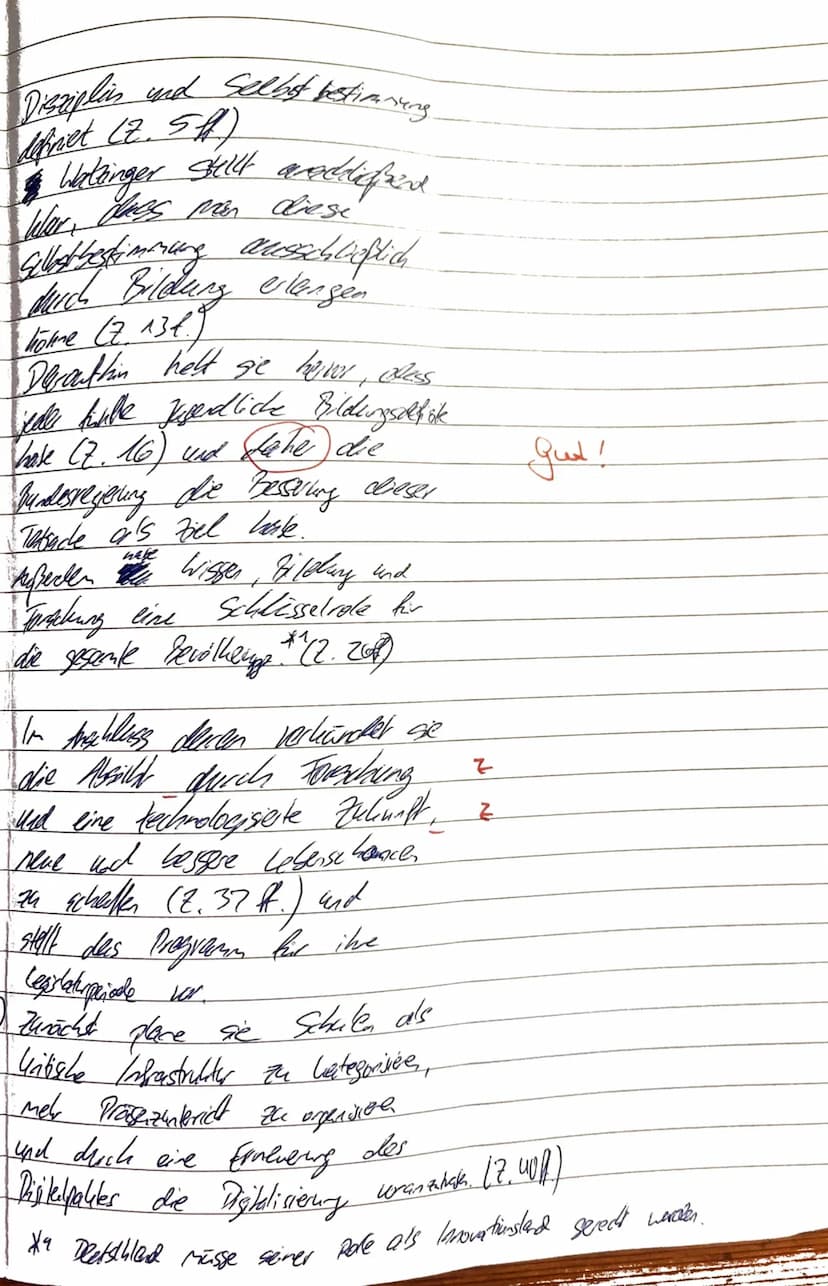 GKs Deutsch Q2
Klausur Nr. 2
Redeanalyse
Aufgabenart II A: Analyse eines Sachtextes
22.11.2023
(Zeit: 180 Minuten)
Aufgabenstellung:
1. Anal