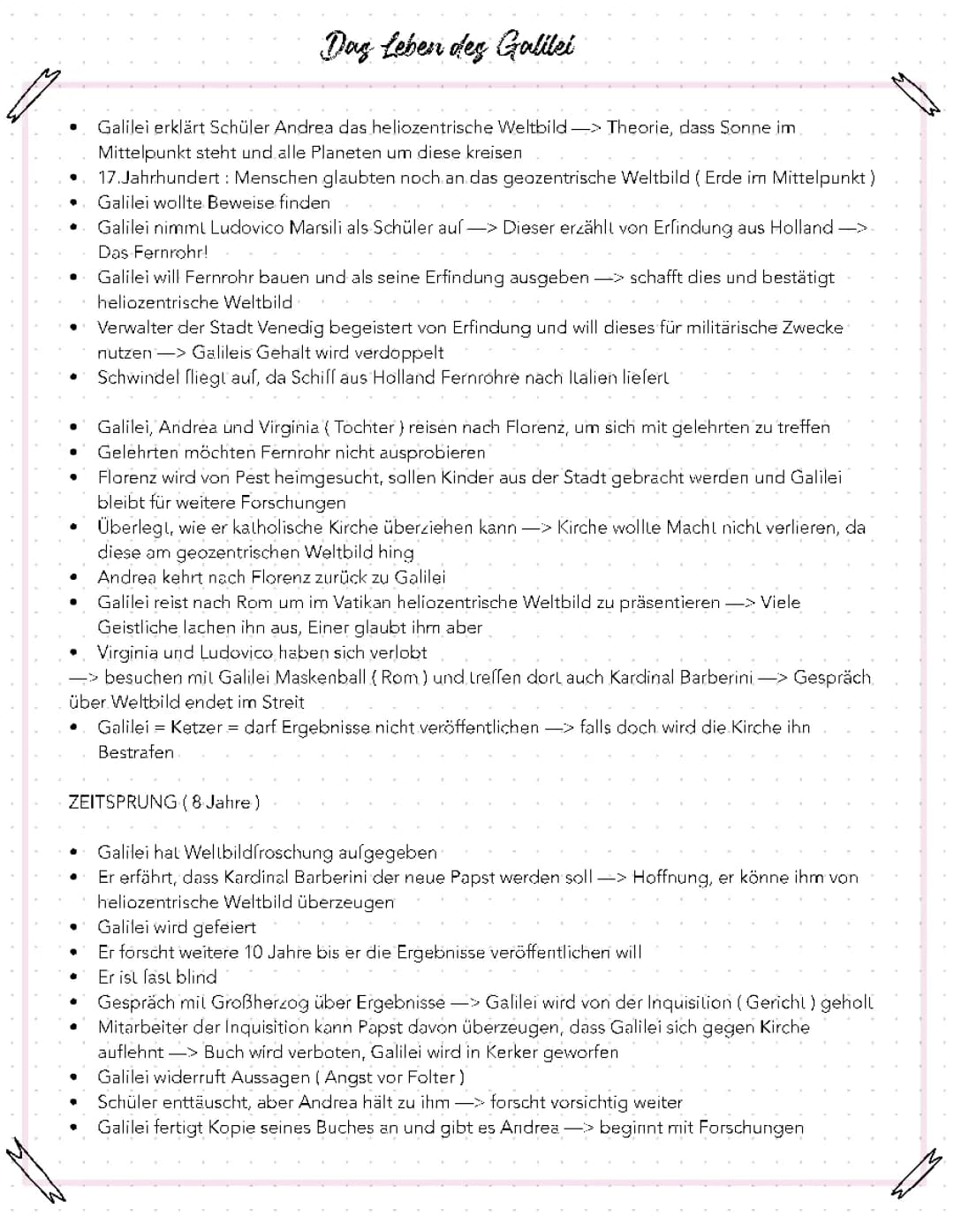 Das Leben des Galilei 
