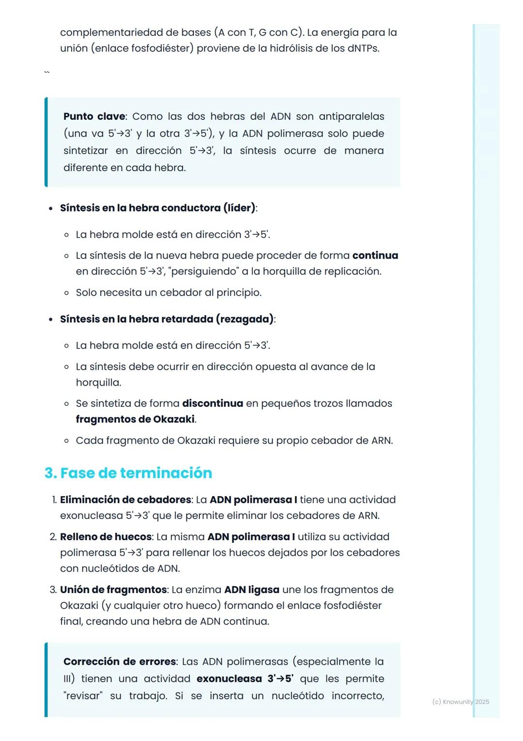 # Replicación del ADN

## Introducción a la replicación del ADN

La replicación del ADN es el proceso por el cual una molécula de ADN
se dup