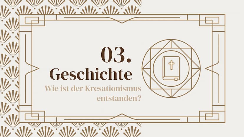 +
Kreationismus
,,Die Schöpfungstheorie"
Tamia Schwarzkopf, A23MA1 01.
Grundlage
Was ist der Kreationismus?
Gliederung
02.
Varianten
Welche 