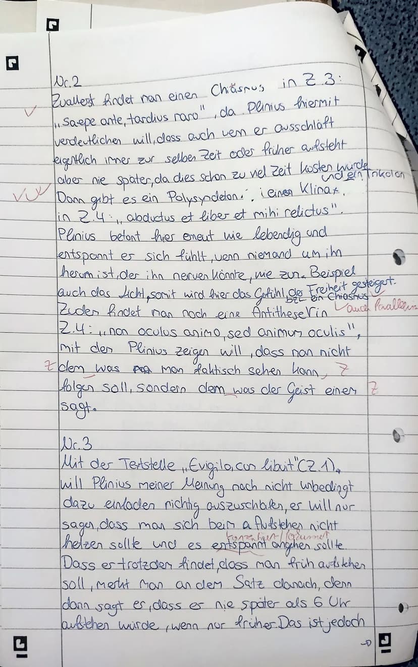3
6
9
Franziskanergymnasium Kreuzburg
E2L1 (CIA)
Name:
1. Übersetzung
(M.^^)
10 20.06, 101.3
Im folgenden Briefauszug bietet Plinius eine ge