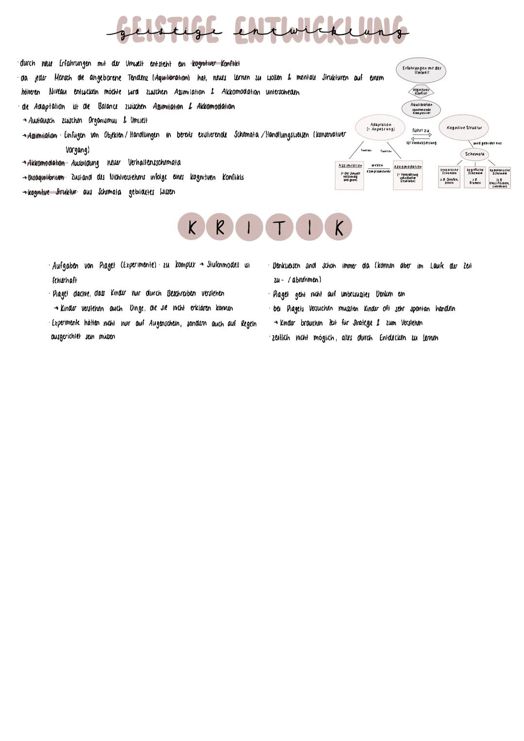 Piaget Stufenmodell & Kognitive Entwicklung einfach erklärt