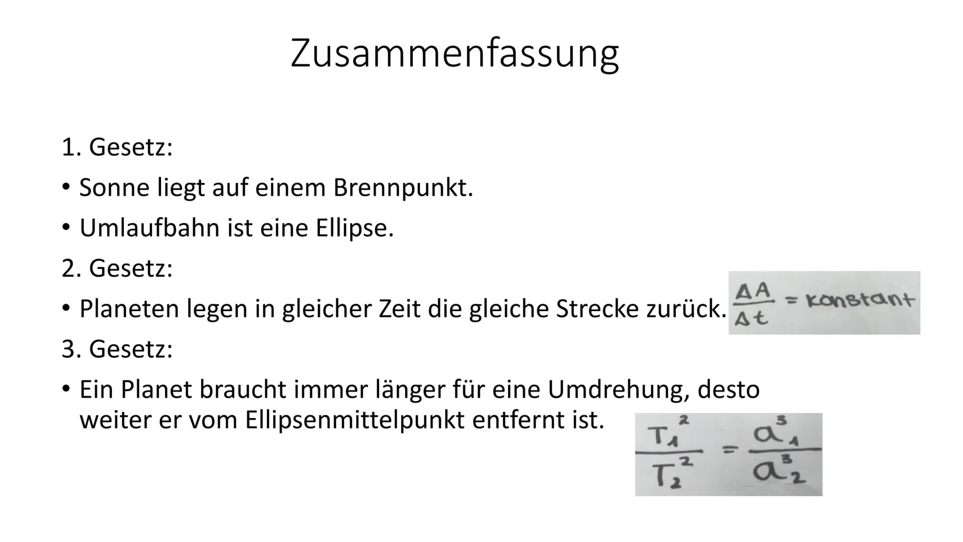 Keplersche Gesetze
Gfs Physik Johannes Kepler
• Geboren: 27. Dezember 1571 (Weil der Stadt)
• Gestorben: 15. November 1630 (Regensburg)
●
• 