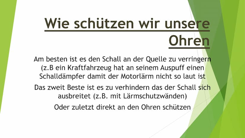 Akustik - Das Ohr
Wie entsteht Schall?
In wie weit können wir Töne hören?
- Wie ist das Ohr aufgebaut?
Wie funktioniert der Hörvorgang?
Wie 