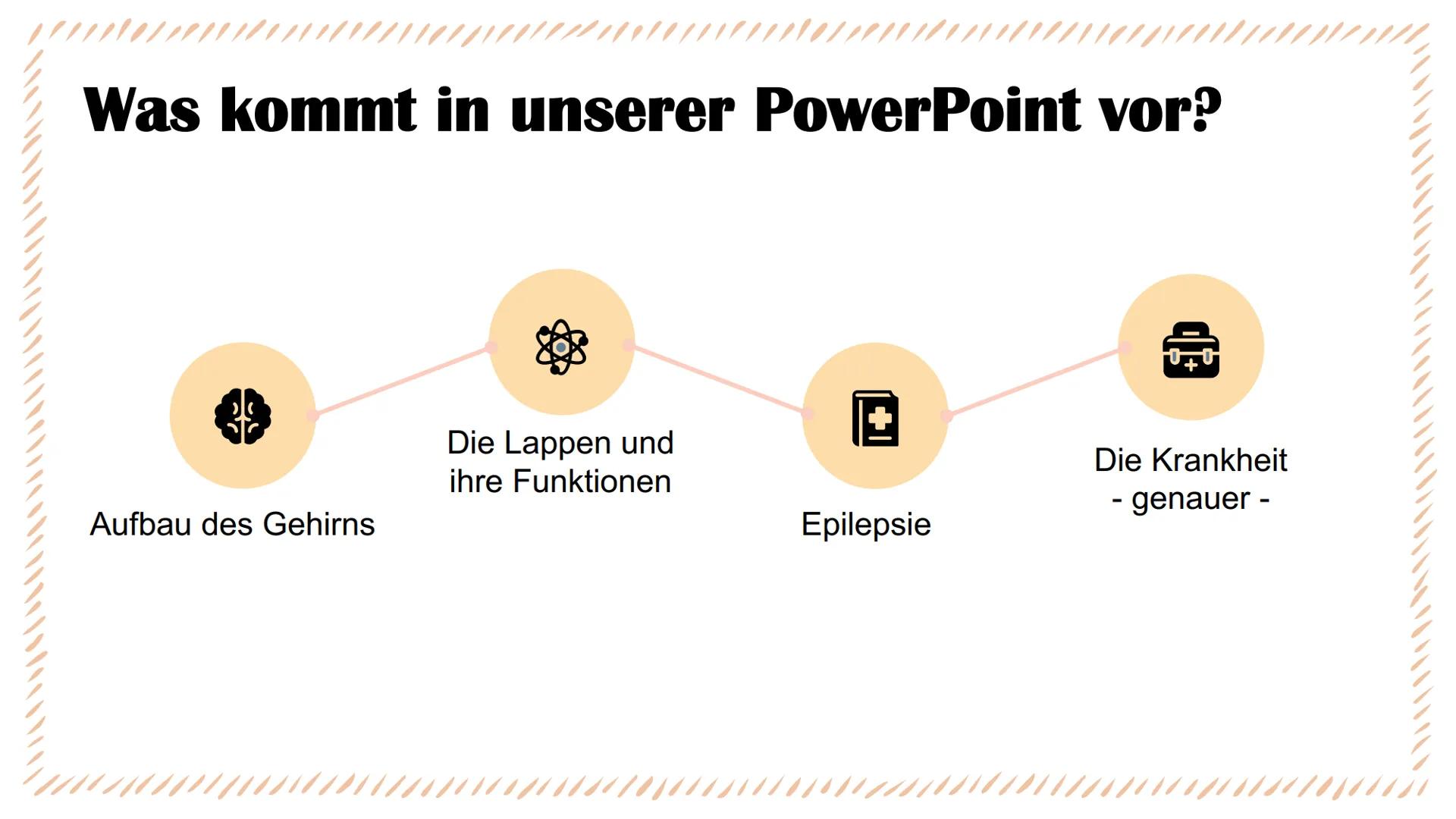 Aufbau des Gehirns & Epilepsie
Eine Präsentation von Linda und Isabel Was kommt in unserer PowerPoint vor?
Aufbau des Gehirns
888
Die Lappen