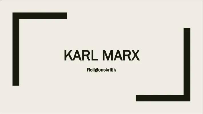 Know Karl Marx - Religionskritik  thumbnail