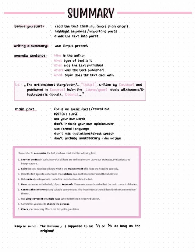 Know Summary Writing thumbnail