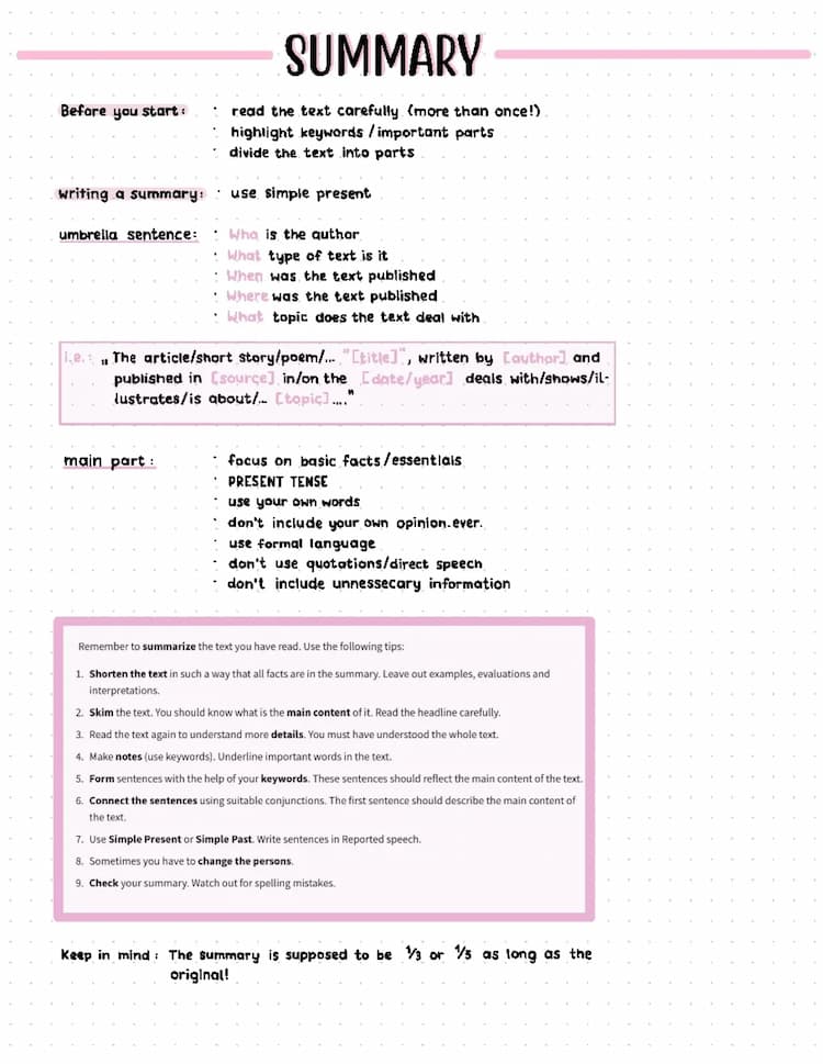 Know Summary Writing thumbnail