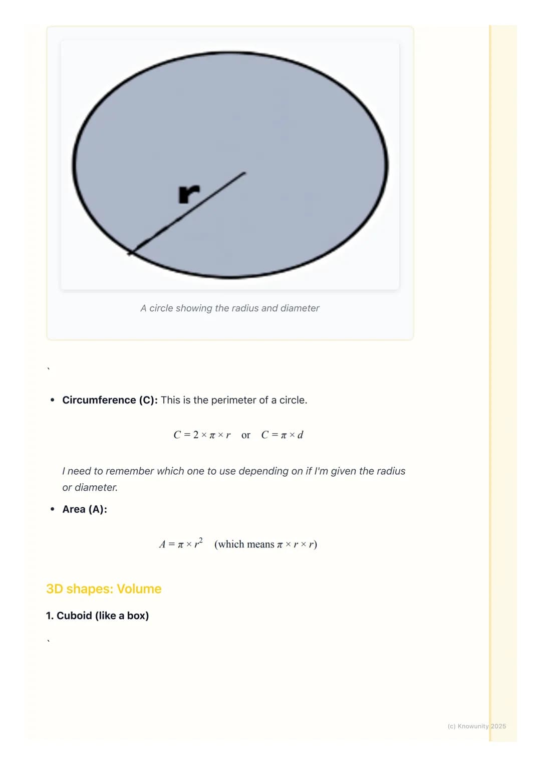 # Perimeter, Area, and Volume

What this is all about

Perimeter, Area, and Volume are ways to measure shapes. It's practical stuff
we use a