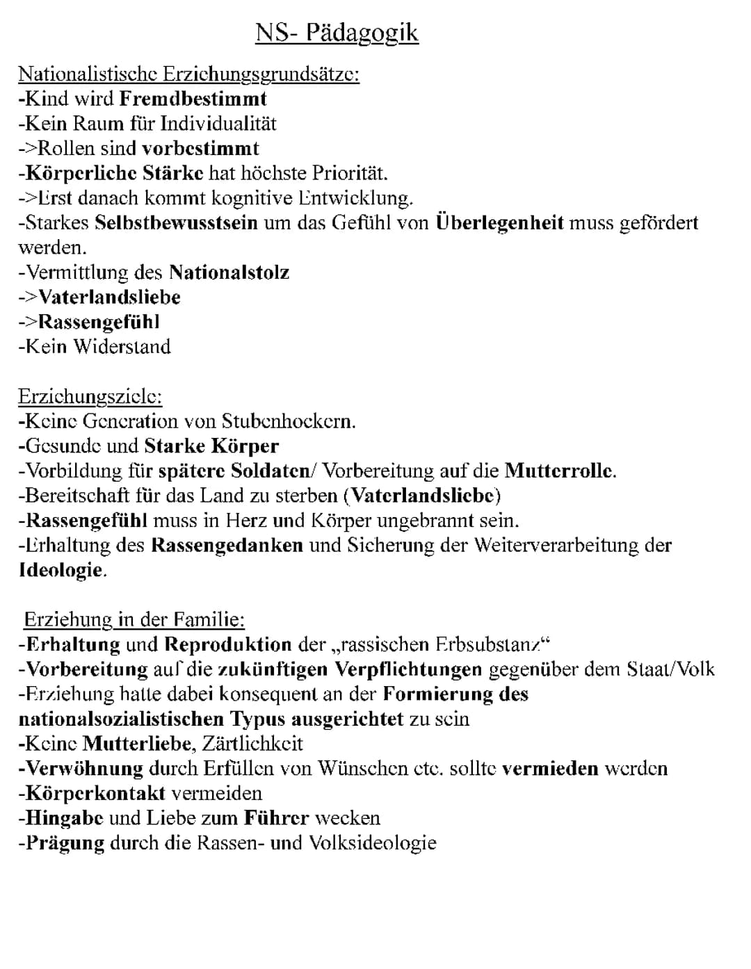 Lernzettel NS-Pädagogik 
