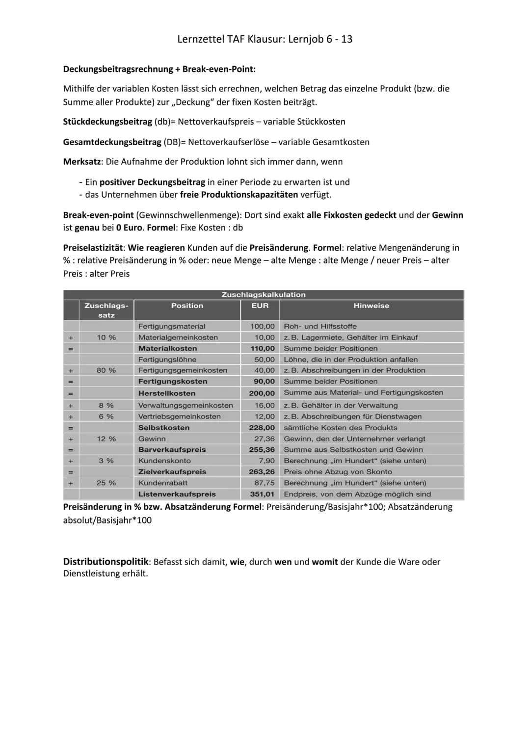 Themenbereiche der Portfoliomatrix:
Marktwachstum
10%
5%
Lernzettel TAF Klausur: Lernjob 6 - 13
0
?
Question Marks
Poor Dogs
1
Stars
Cash Co