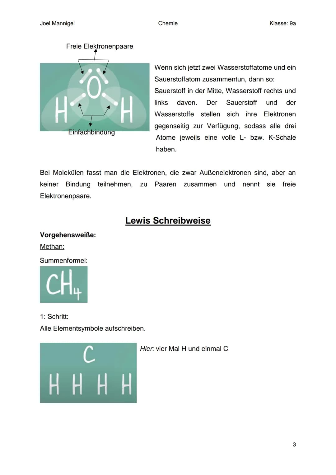 Joel Mannigel
●
Atombindungen
Atome können durch verschiedene Bindungen zu Molekülen oder Verbindungen
kombiniert werden.
●
Chemie
●
Die Ato