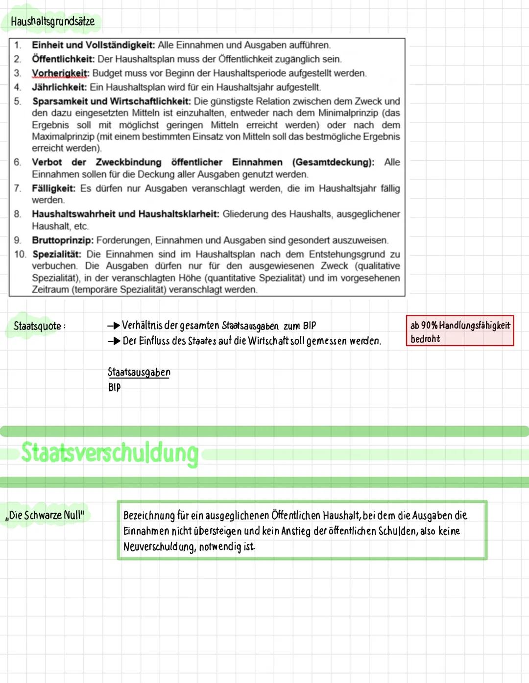 # Finanzpolitik

Umfasst alle Maßnahmen des Staates, mit denen über die Veränderung der öffentlich en Einnahmen und Ausgaben
die wirtschaftl
