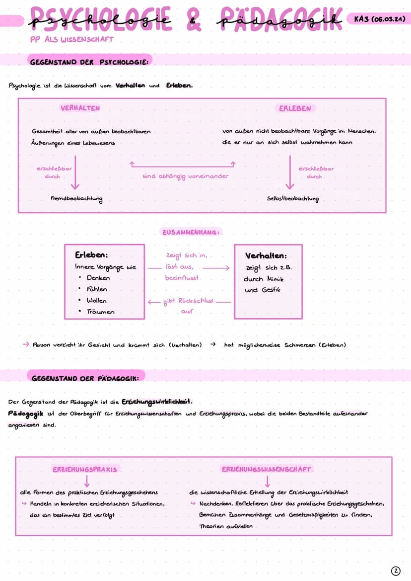 psychologie & pädagogik
PÄDAGOGIK
PP ALS WISSENSCHAFT
ALLTAGSTHEORIE / WISSENSCHAFTUCHE THEORIE:
ALLTAGSTHEORIE:
Mit Alltagstheorie bezeichn