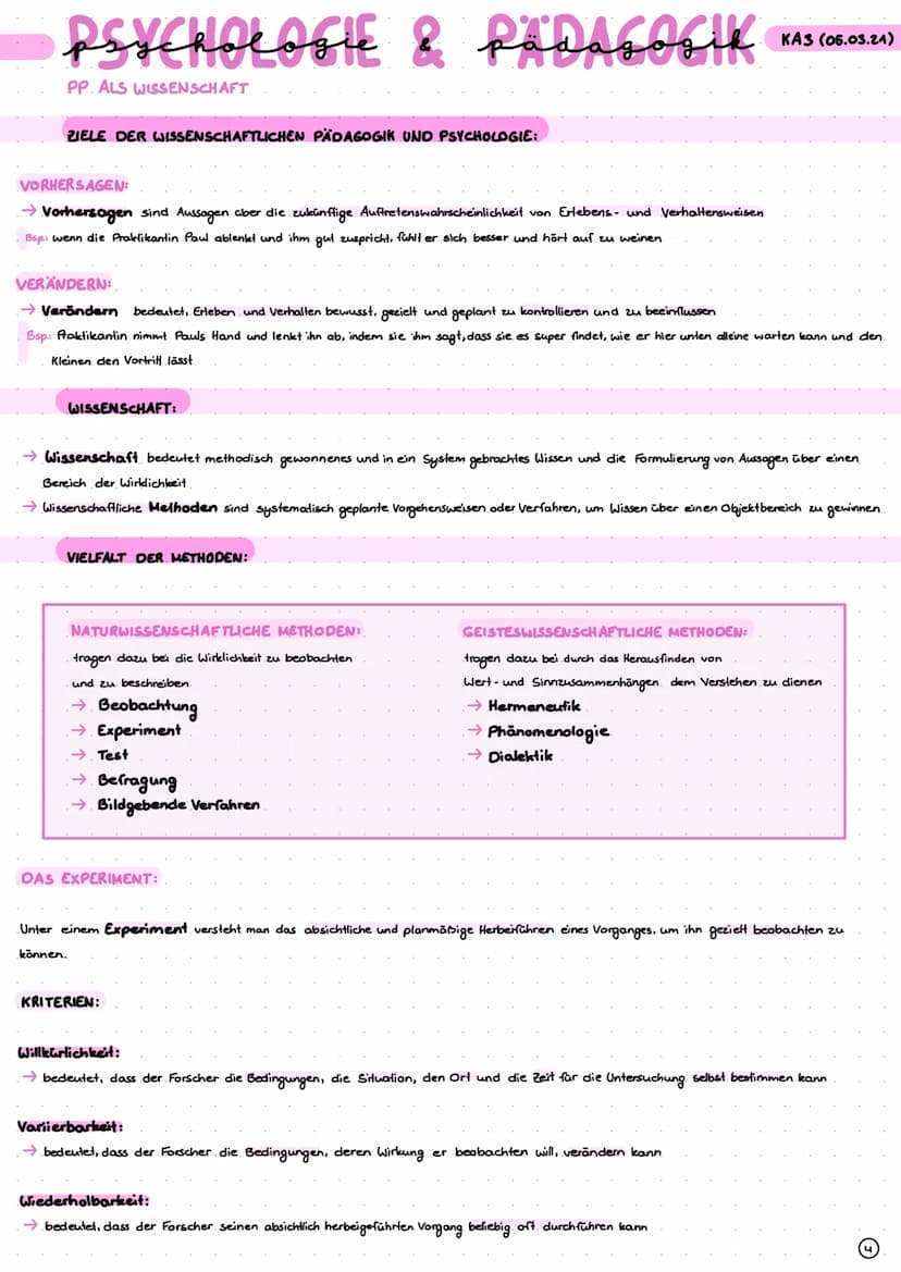 psychologie & pädagogik
PÄDAGOGIK
PP ALS WISSENSCHAFT
ALLTAGSTHEORIE / WISSENSCHAFTUCHE THEORIE:
ALLTAGSTHEORIE:
Mit Alltagstheorie bezeichn