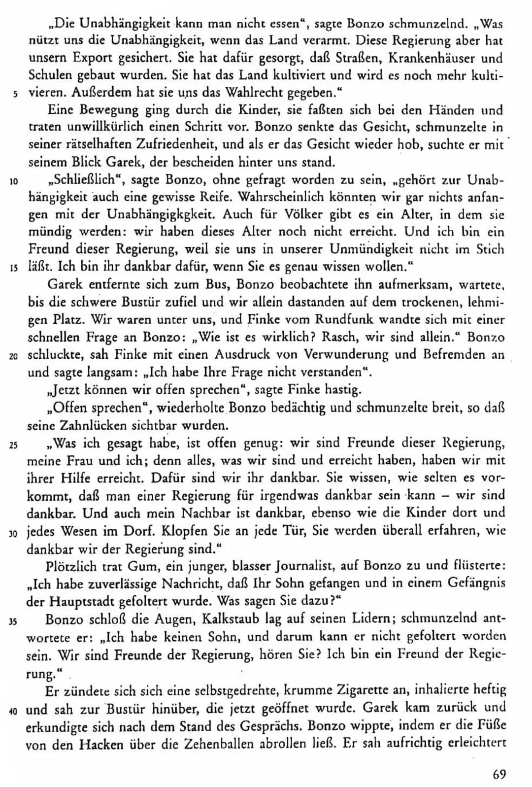 Siegfried Lenz Ein Freund der Regierung
Siegfried Lenz wurde 1926 in Lyck in
Ostpreußen geboren. Er lebt heute als freier
Schriftsteller in 