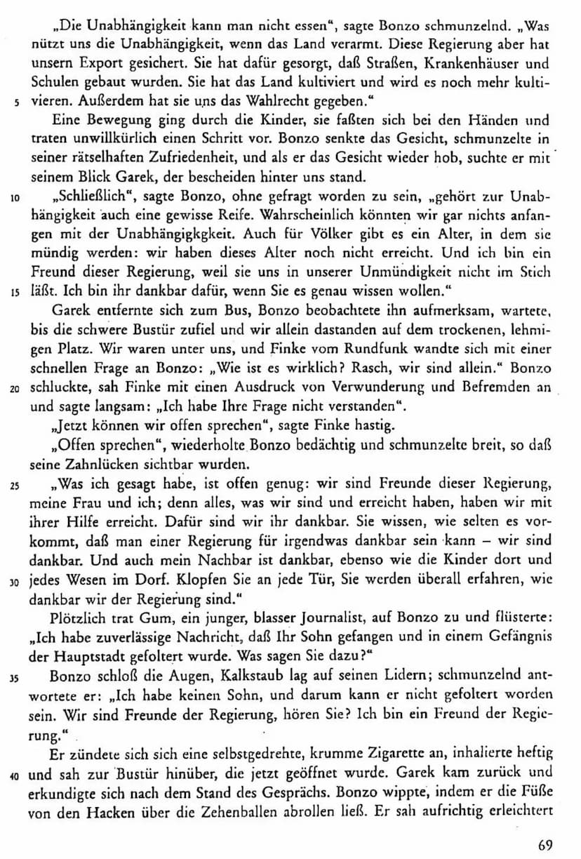 Siegfried Lenz Ein Freund der Regierung
Siegfried Lenz wurde 1926 in Lyck in
Ostpreußen geboren. Er lebt heute als freier
Schriftsteller in 