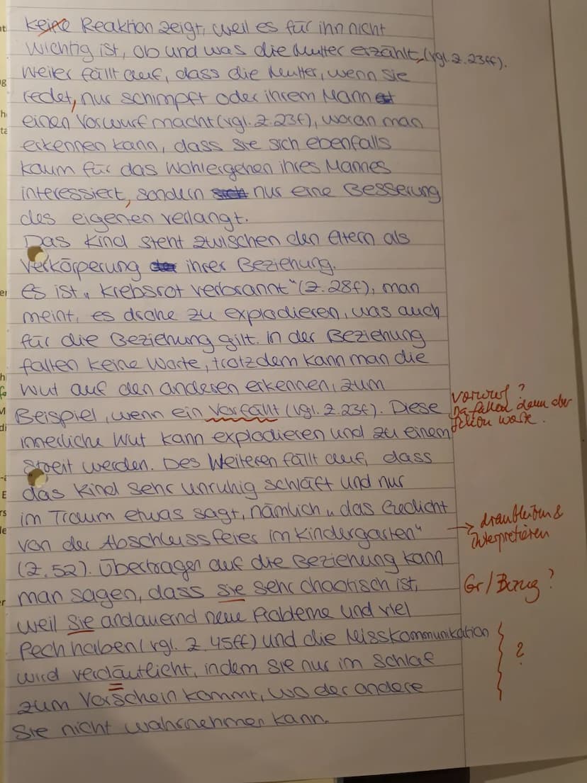 5
10
15
20
25
30
Deutsch 31
Gegensatz
35
Klausur Nr. 1
Aufgabe: Interpretiere den folgenden Text
18.10.2019
Herta Müller: Mutter, Vater und 