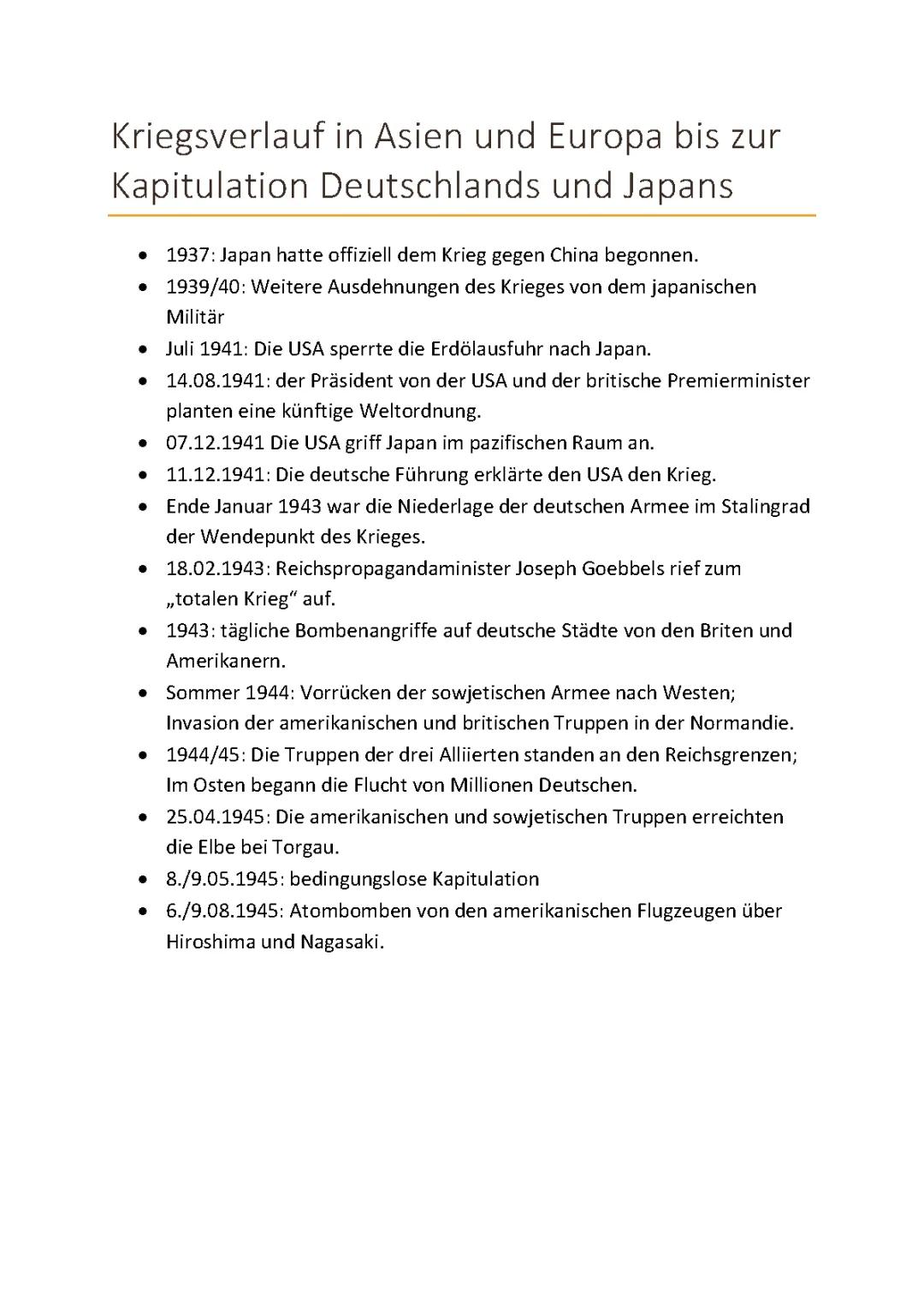 Japan und Deutschland im 2. Weltkrieg: Einfach erklärt inkl. Pazifikkrieg Karte und Verlauf