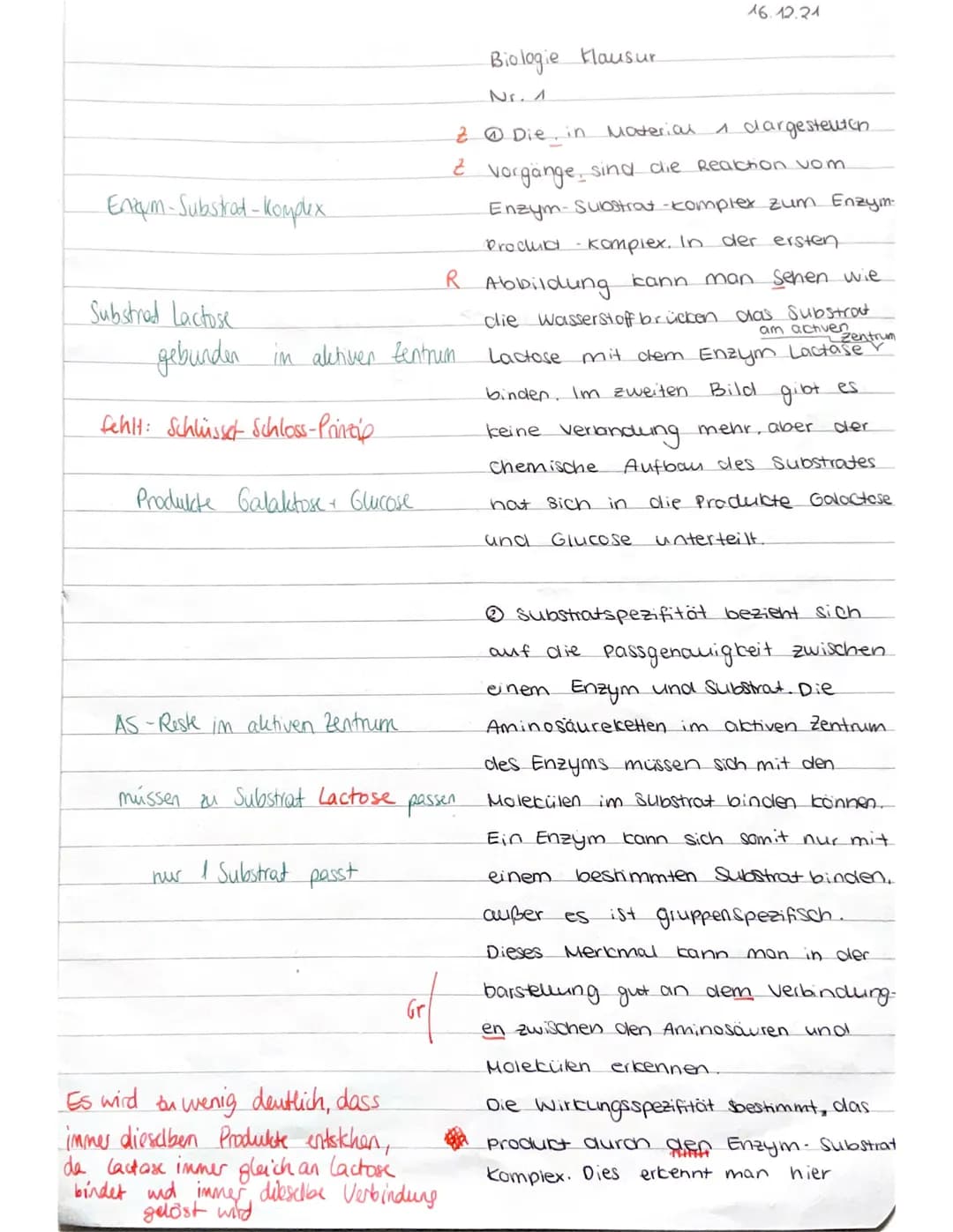 Jahrgang 12
Name:
Ergebnis:
Aufgabennummer
Erreichte
Punktzahl
Mögliche
Punktzahl
Klausur Nr. 2-Zellatmung und Enzymatik
Biologie gN
1.1
16.