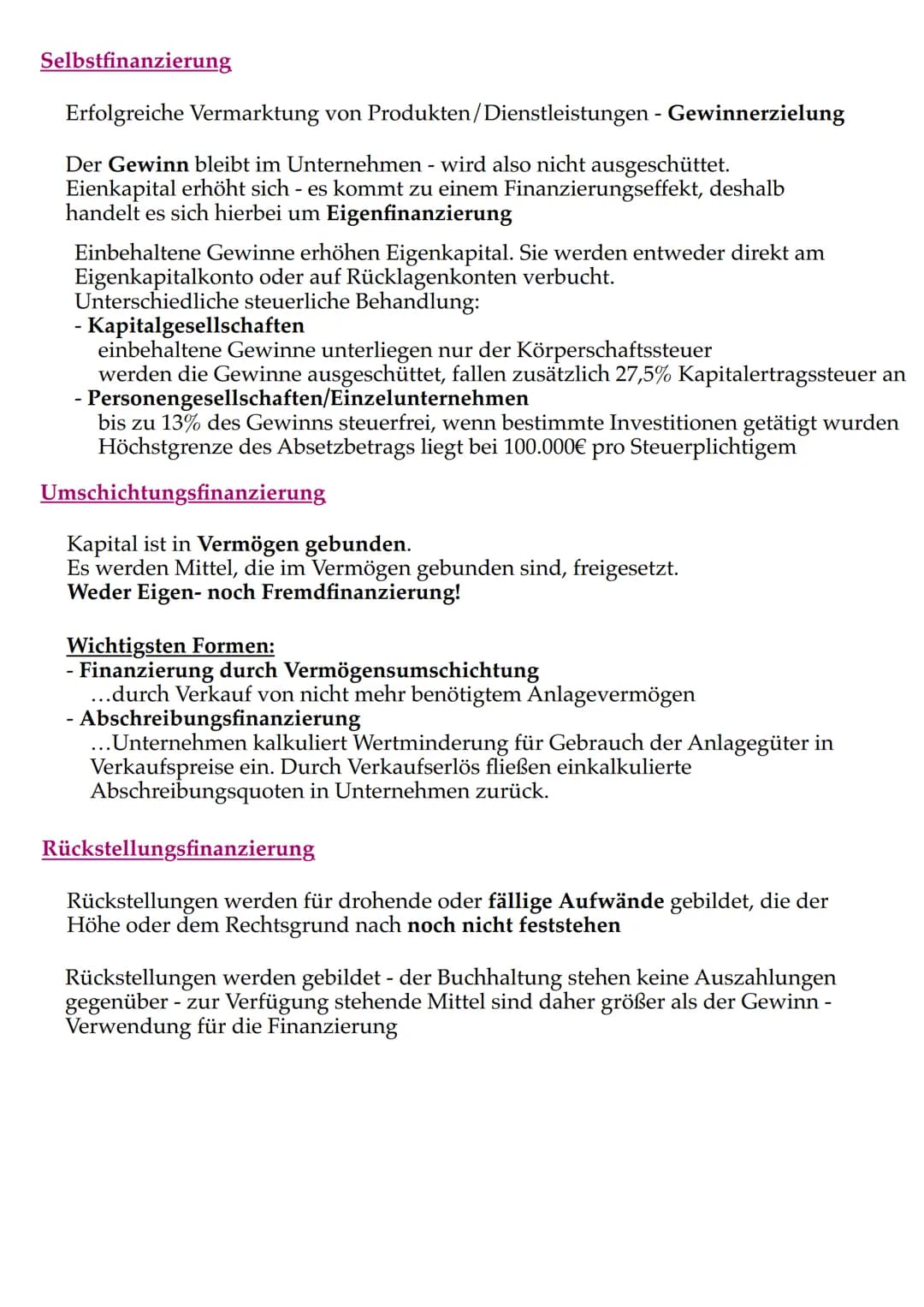 FINANZPLANUNG
Geldflüsse des Unternehmens
Einzahlungen/Auszahlungen = sämtliche Zu- & Abgänge von Bargeld,
sowie Einlagen und Abhebungen vom