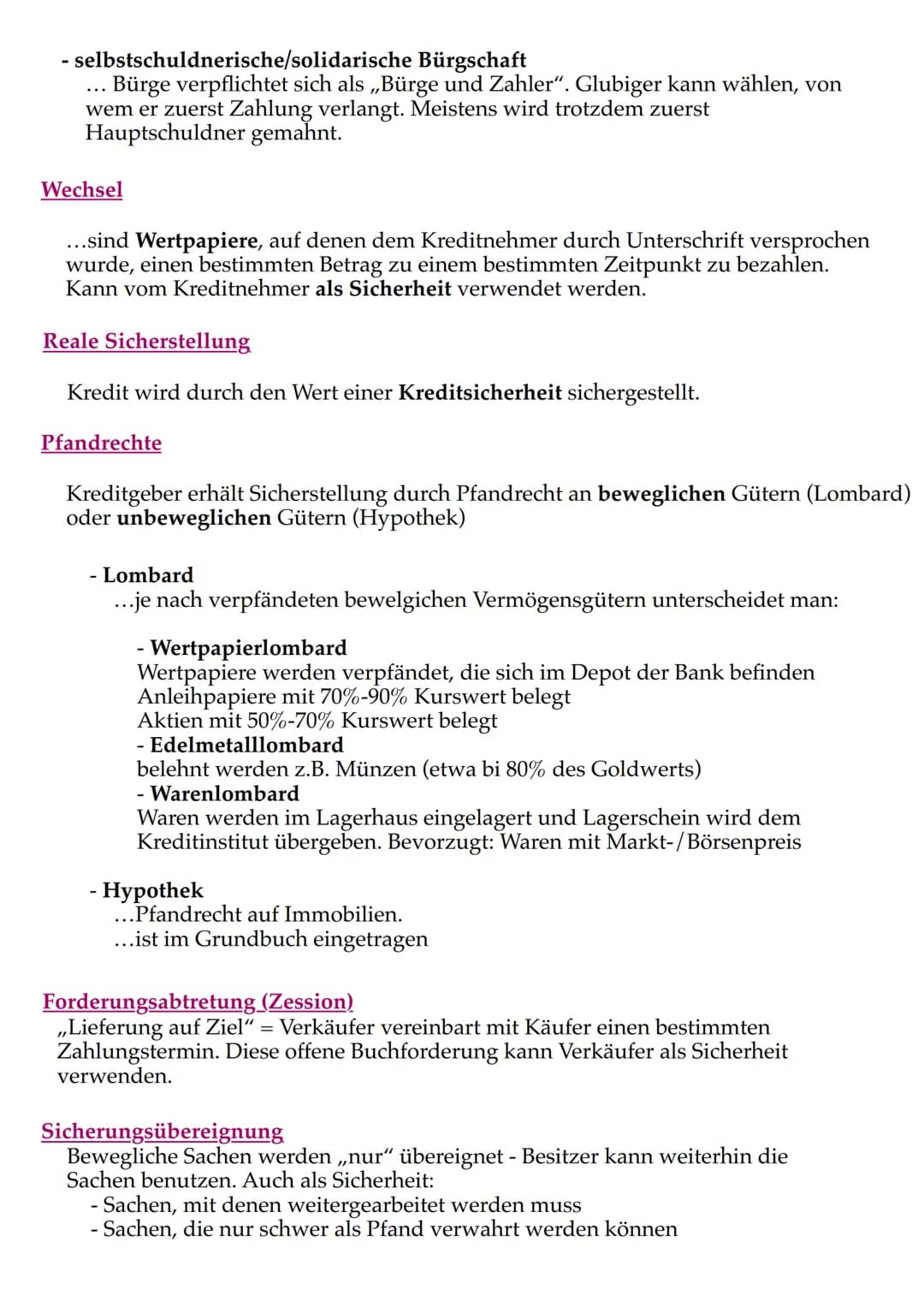 FINANZPLANUNG
Geldflüsse des Unternehmens
Einzahlungen/Auszahlungen = sämtliche Zu- & Abgänge von Bargeld,
sowie Einlagen und Abhebungen vom