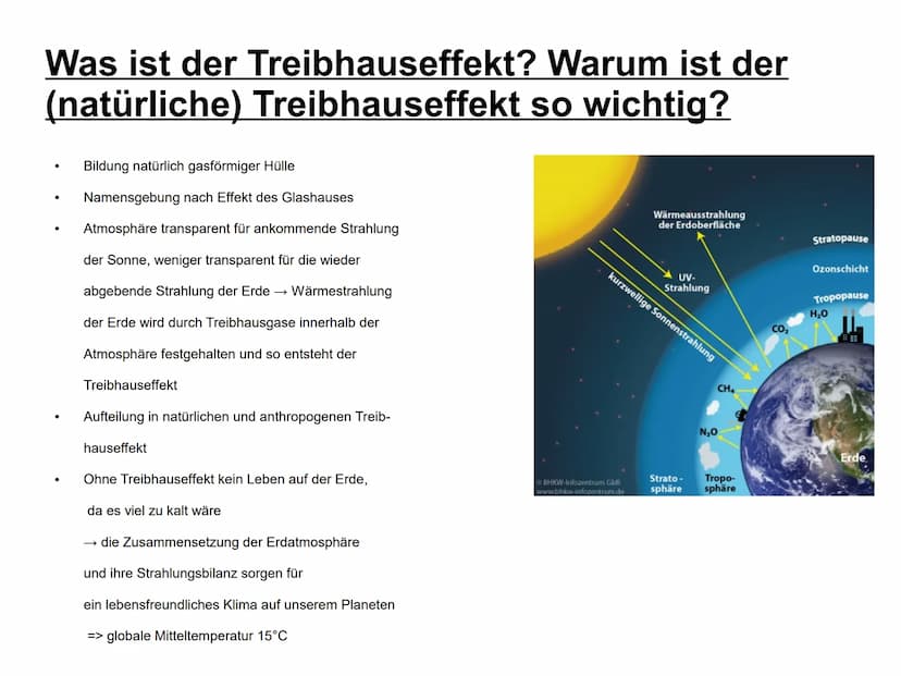 Klimawandel
Rosa Karabacak, 9c Gliederung:
●
●
Definitionen: Klimawandel, Wetter
Strahlungsbilanz
Was ist der Treibhauseffekt?/
Warum ist de