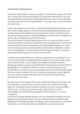 Know Gedicht Mondnacht Analyse thumbnail