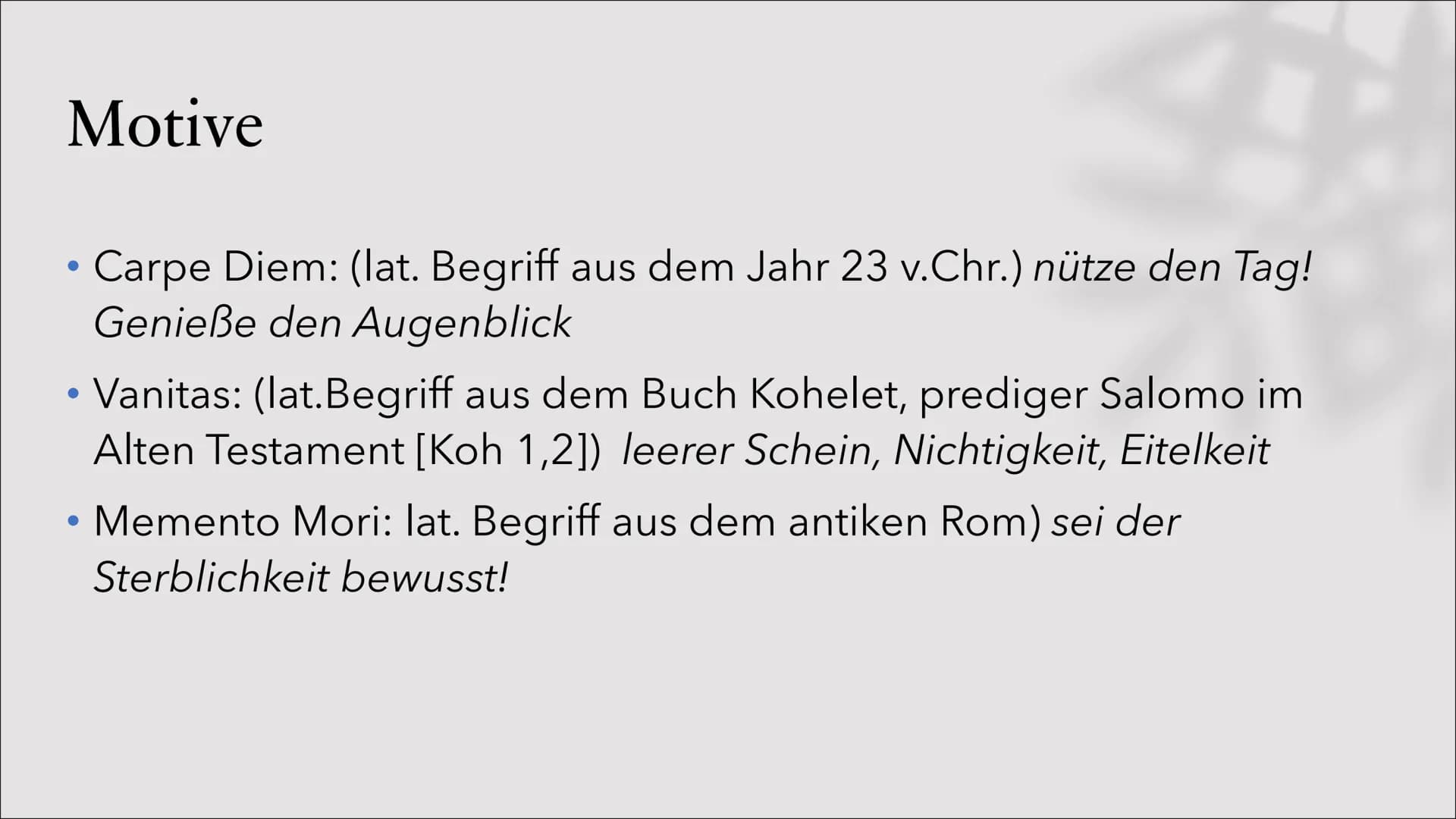 99
Barock
Ariane, Luke, Michael
2 Inhaltsverzeichnis
Was ist Barock?
Wann war es?
Weltanschauung
Motive
Vertreter
Werke
Stilmittel
Gedichtsa