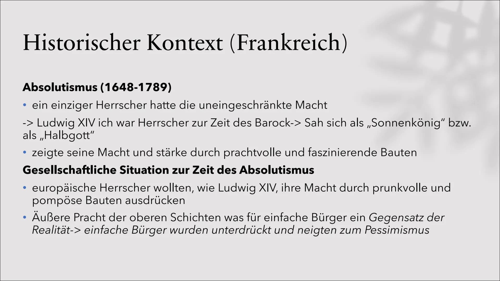 99
Barock
Ariane, Luke, Michael
2 Inhaltsverzeichnis
Was ist Barock?
Wann war es?
Weltanschauung
Motive
Vertreter
Werke
Stilmittel
Gedichtsa