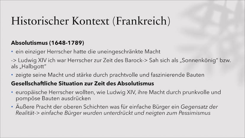 99
Barock
Ariane, Luke, Michael
2 Inhaltsverzeichnis
Was ist Barock?
Wann war es?
Weltanschauung
Motive
Vertreter
Werke
Stilmittel
Gedichtsa