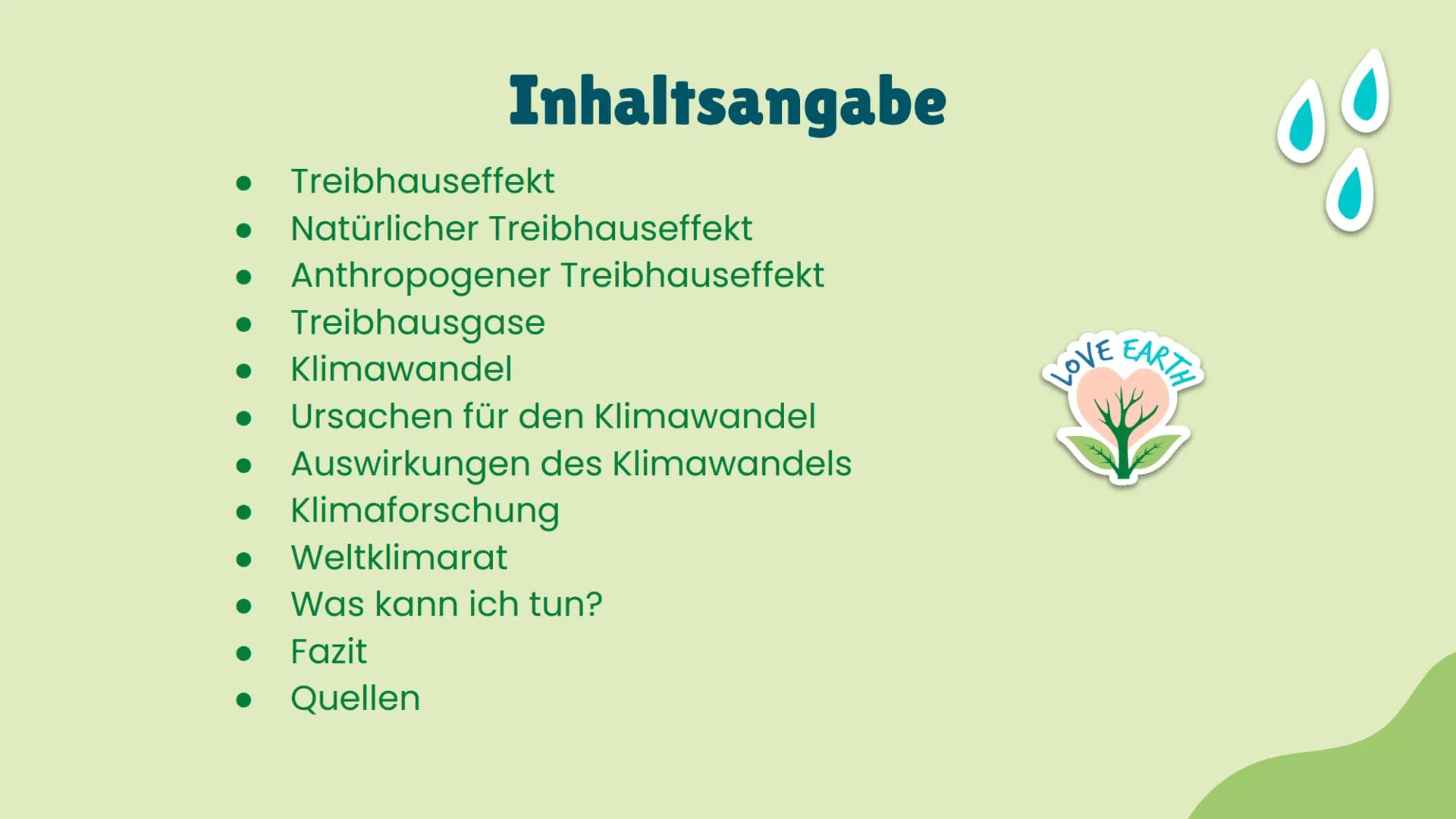 (Natürlicher) Treibhauseffekt
Atmosphäre =
eines Treibhauses
Eintreffen von kurzwelliger Strahlungen der Sonne
➜ Reflexion an den
und der At