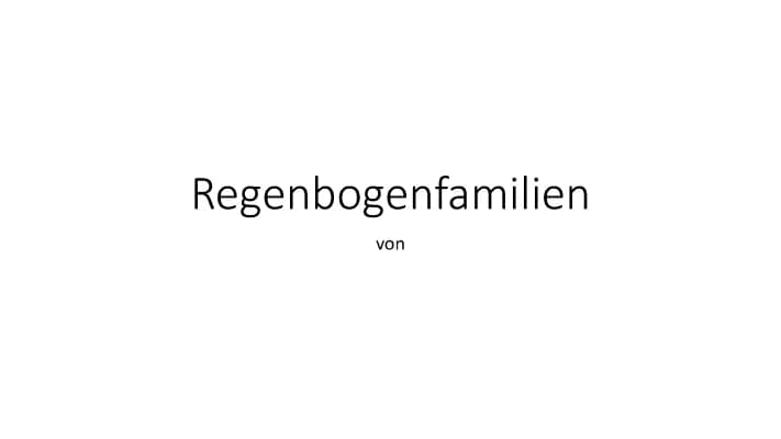 Know Regenbogenfamilien/LGBTQ+-Familien Präsentation Pädagogik thumbnail