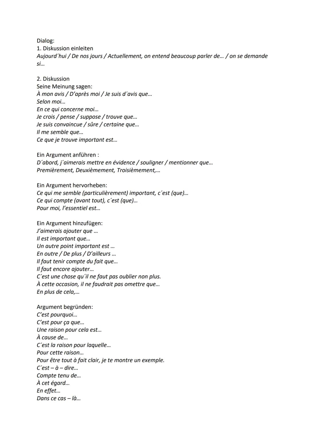 Monolog:
1. Allgemeine Informationen (Bildtypus, Künstler, Veröffentlichung, allgemeines Thema)
Bildtypus:
Il s'agit de/d'...une photo / un 