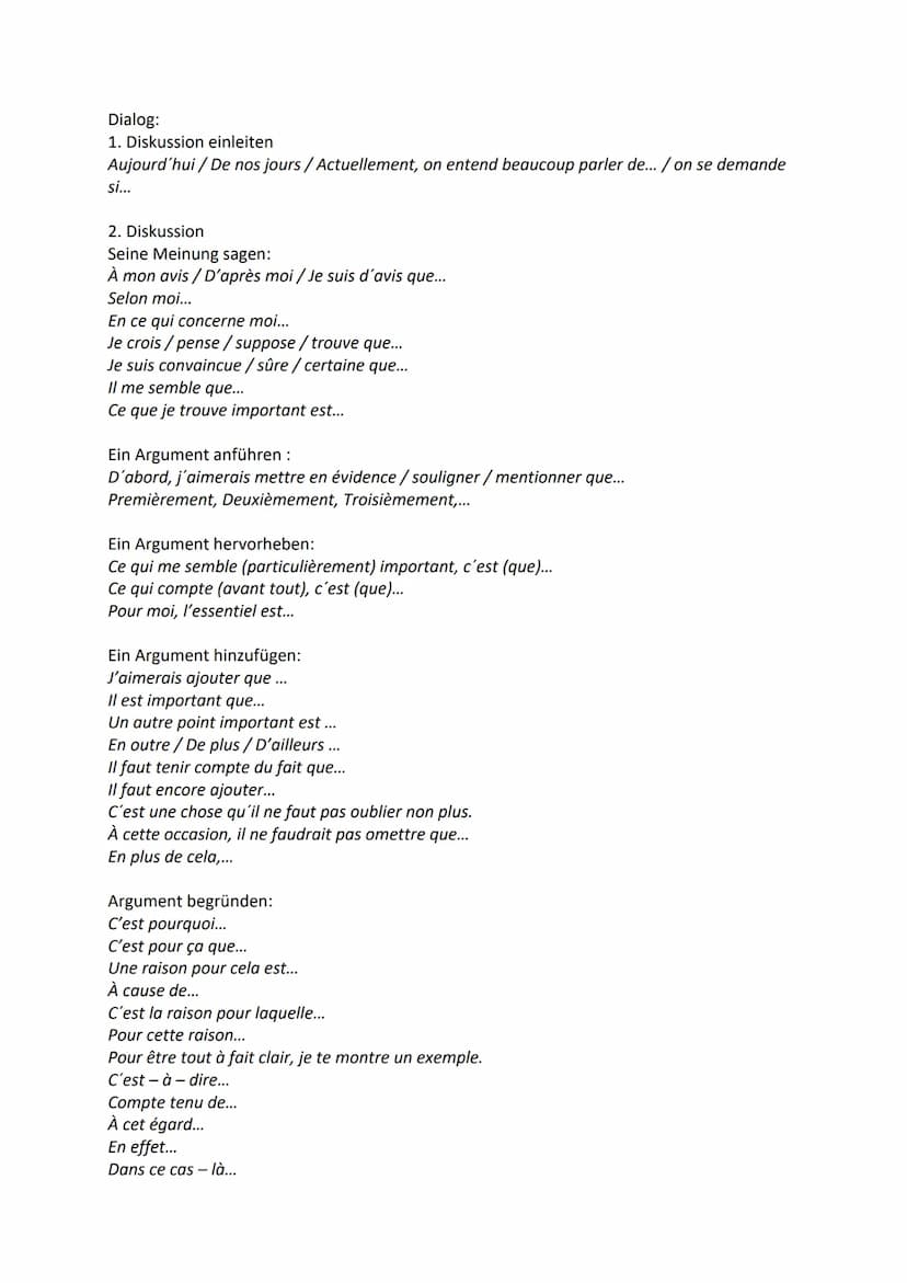 Monolog:
1. Allgemeine Informationen (Bildtypus, Künstler, Veröffentlichung, allgemeines Thema)
Bildtypus:
Il s'agit de/d'...une photo / un 