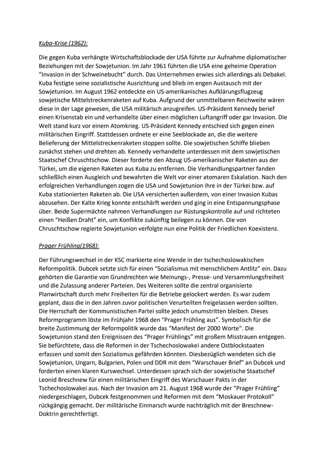DER KALTE KRIEG
Kalter Krieg - Die Geschichte des Begriffs:
Der Begriff ,,Kalter Krieg" wurde erstmals 1946 für die Auseinandersetzung zwisc