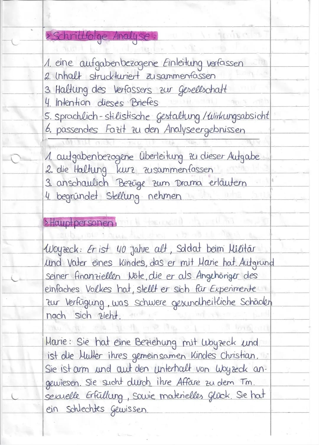 > Schrittfolge Analyse
1. eine aufgabenbezogene Einleitung verfassen
2. Inhalt strukturiert zusammenfassen
3. Haltung des Verfassers zur Ges