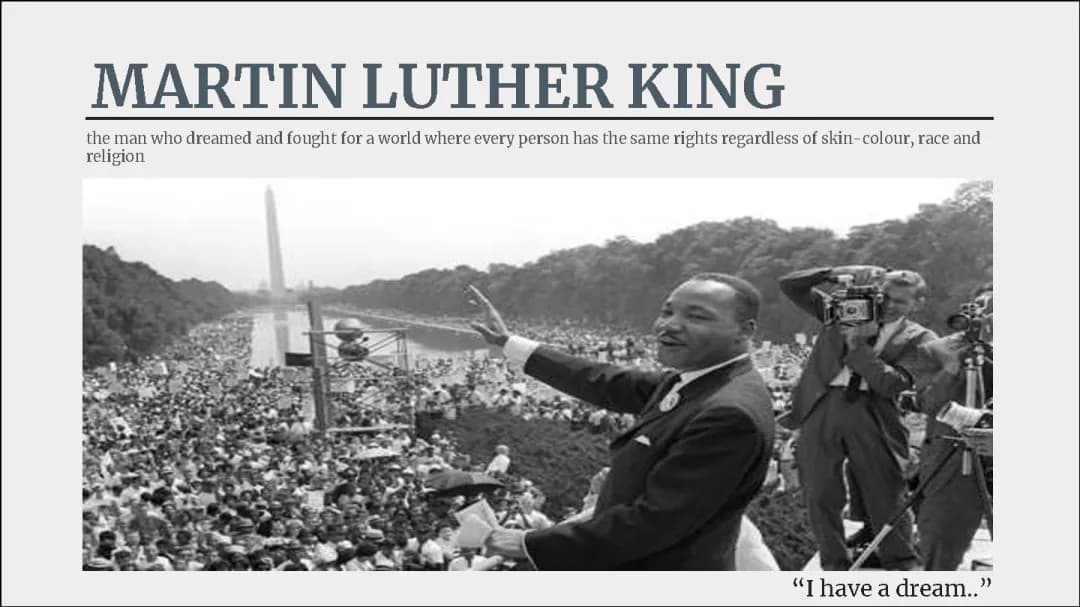 Martin luther King 